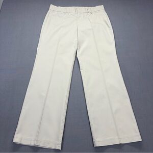Dockers Cream Khaki Wide Leg Pants Size 10S
